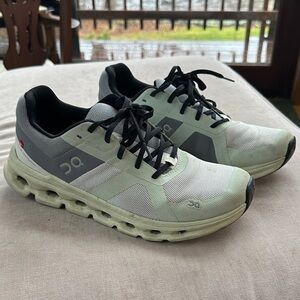 On Running Women's Green, Grey and Black Sneakers